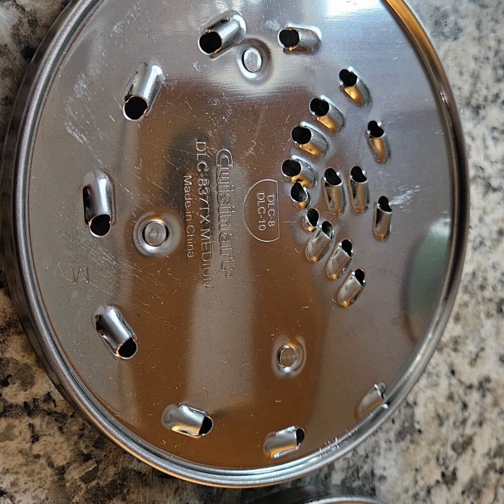 TWO DISCS Cuisinart blade disc DLC-837TX for DLC 8 or 10 & DLC-844TX 4MM
